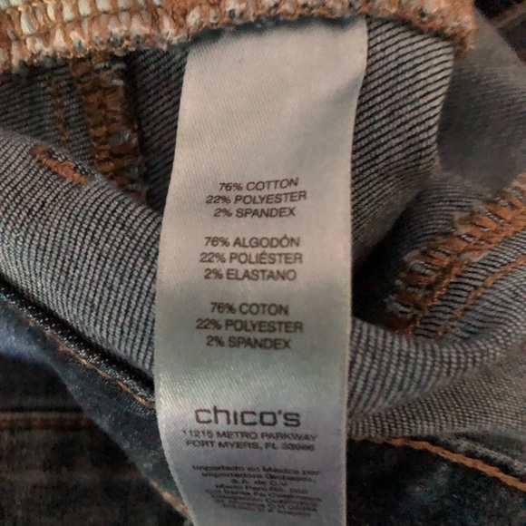 Chico’s Platinum Skimmer Jeans - Picture 5 of 7